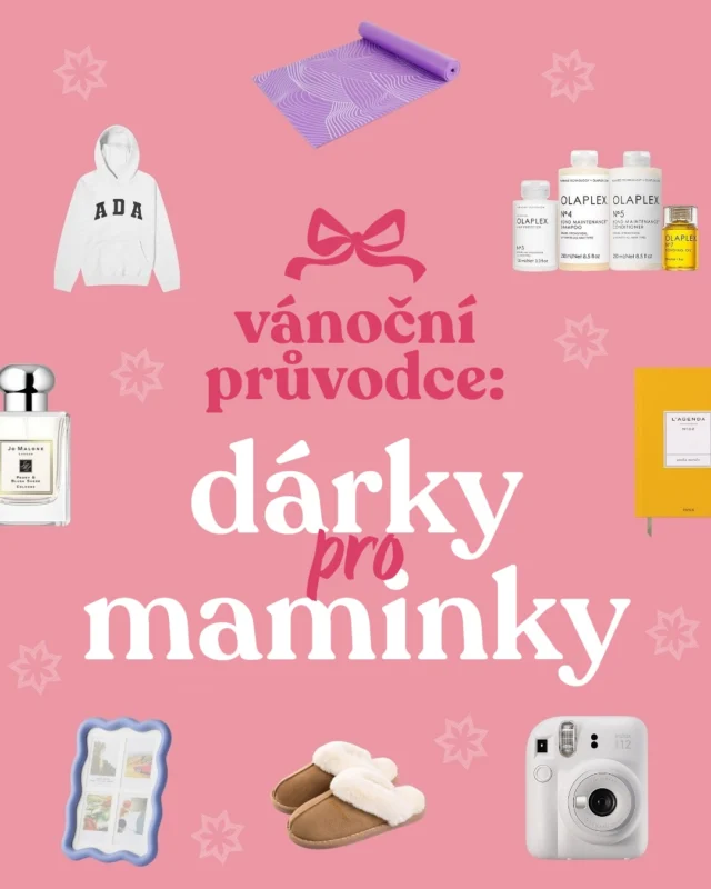 Pro maminku, která si zaslouží všechno! 🎁✨🫶

Projeď celou galerii a najdeš dokonalé tipy na dárky, které mamince udělají radost. ➡️