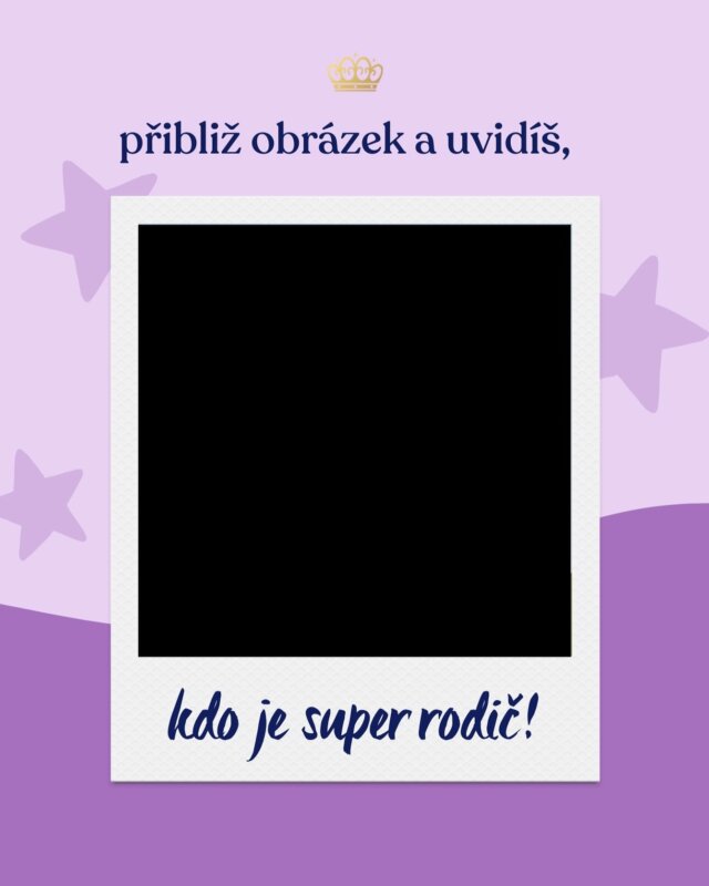 Pozor, spoiler! 🚨 Jsi to TY!!! 🫵 A teď to pošli někomu, kdo je taky boží rodič. 💜