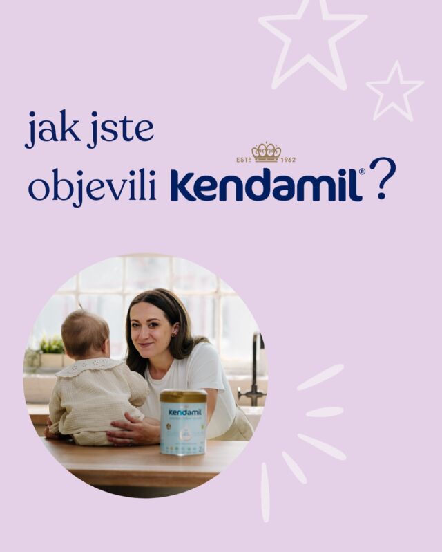 🍼PTÁME SE...🍼

Jak začala vaše cesta s Kendamilem?😊

#Kendamil #KendamilCZ #KendamilPremium #kendamil #naplno #bezkompromisu #rodičovstvi 

Důležité upozornění: Kojení je nejlepší způsob výživy kojenců. Batolecí mléka mají být pouze součástí smíšené a vyvážené stravy. Způsob použití a další informace na obalech. Potravina pro zvláštní výživu. *HMO (3´GL)