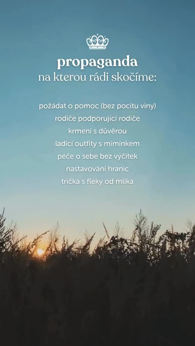 Neříkáme, že se necháme snadno ovlivnit… ale tahle propaganda?? Jo, do toho jdeme všemi deseti! 🙌
