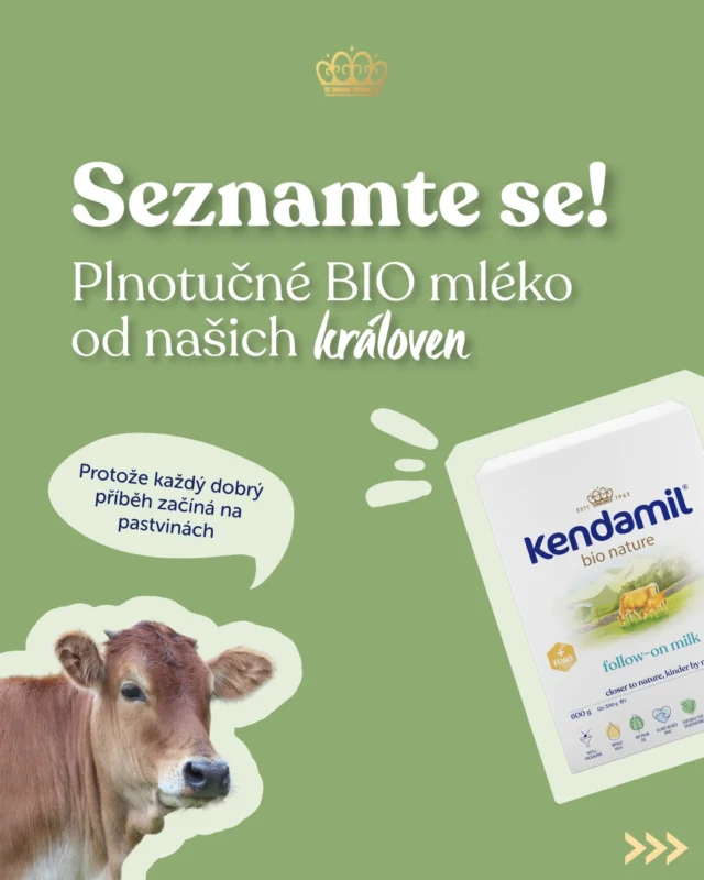 Každý dobrý příběh začíná u zdroje. 🌾 V našem případě na pastvinách, kde se kravičky volně pasou a kde je o ně dobře postaráno. 🐄🤍 Právě tady začíná příběh Kendamil BIO Nature. 🌿 

Jednoduchá receptura postavená na plnotučném BIO mléku s důrazem na kvalitu od první kapky až po hotový produkt. 🍼 Protože u malých bříšek záleží nejen na složení, ale i na původu. ✨

Rodičovství je o citu. O každodenních volbách. A o důvěře v to, co dává smysl právě vám. 🤍

Poděl se s námi v komentářích, který Kendamil má tvé děťátko nejraději. 💬